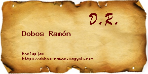 Dobos Ramón névjegykártya